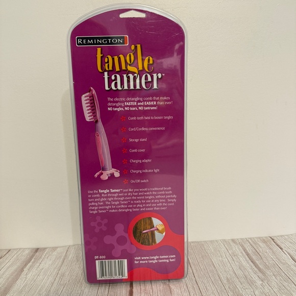 Remington DT800 Tangle Tamer Electric Detangling Comb Wet/Dry Brush Cordless NEW - Picture 5 of 12